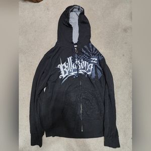 Billabong black hoodie medium